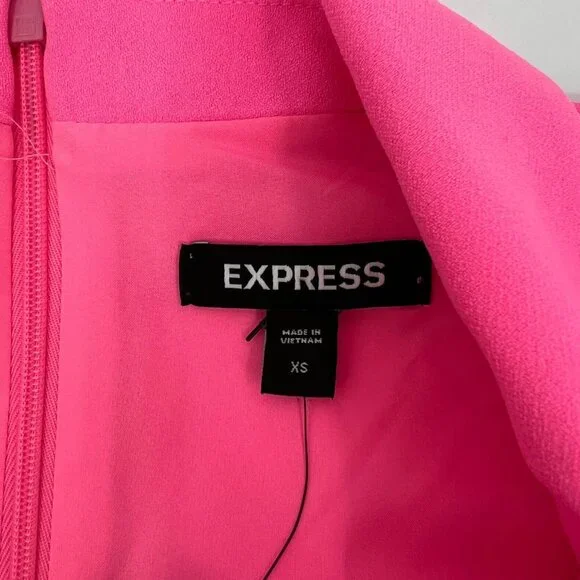 Express Pink Cut Out Blazer Dress | Size XS - Picture 5 of 8